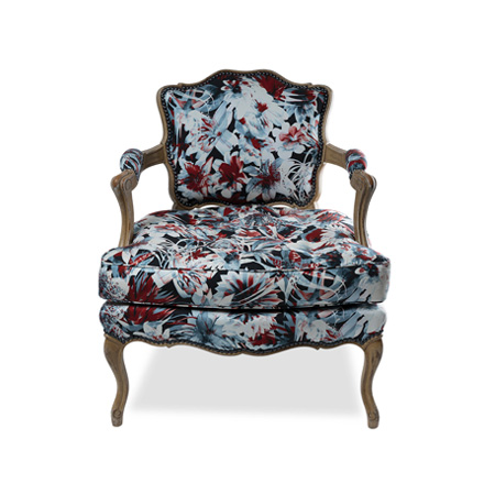 Fauteuil coussin boutonné Augustin - Gilles Nouailhac