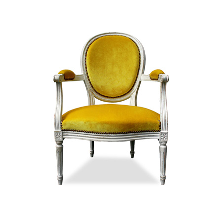 FAUTEUIL LARGE Louis XVI Médaillon - Gilles Nouailhac
